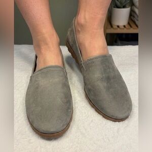 L.L. Bean Women's Gray Suede Loafers